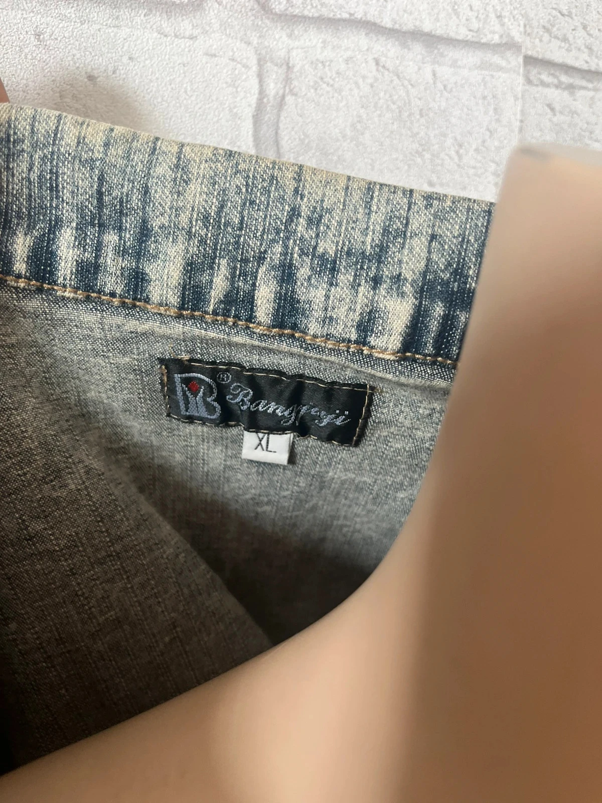 Veste en jean brodée – Taille 42 – photo 5